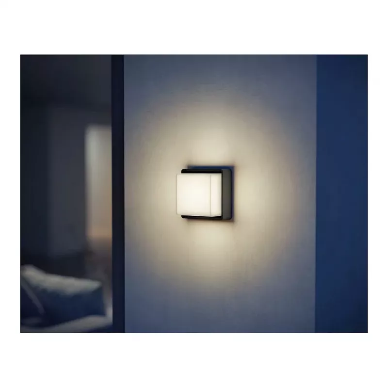 Aplique de parede exterior Steinel L 845 SC, LED não substituível 9 W, antracite, alumínio/plástico, 160°/5 m