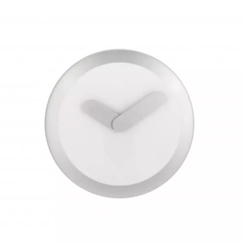 NeXtime Relógio 2615zi Focus, Ø25 cm, relógio de parede, branco/prateado