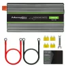 Inversor para automóvel Qoltec Monolith 2000 W preto 24 V