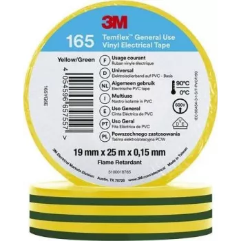 Fita isoladora 3M 165YG6E 1 unid.