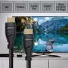 Cabo HDMI 2.1 QOLTEC 5 m — 48 Gbit/s, 8K@60Hz, 26AWG, fichas banhadas a ouro