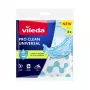 Pano de limpeza VILEDA Pro Clean 179370 — pano universal com tratamento enzimático, uso húmido, pack de 4
