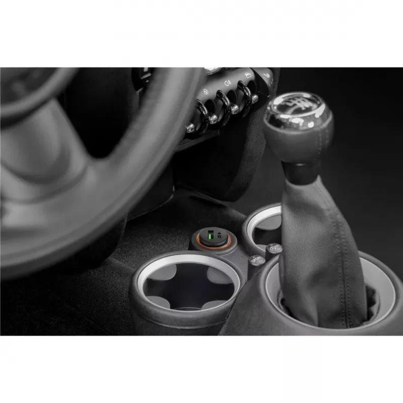 Goobay 59521 Carregador móvel universal preto isqueiro carregamento rápido automóvel