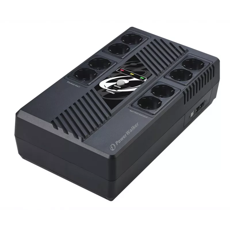 PowerWalker VI 1000 MS FR Line-Interactive 1000 VA 600 W 8 saídas AC