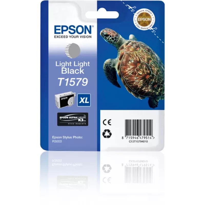 Tinteiro Epson T1579 preto muito claro C13T15794010