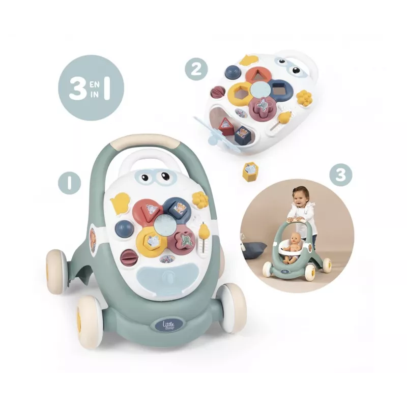 Smoby Dickie Little 3 em 1 Trotty Walker 12 meses+