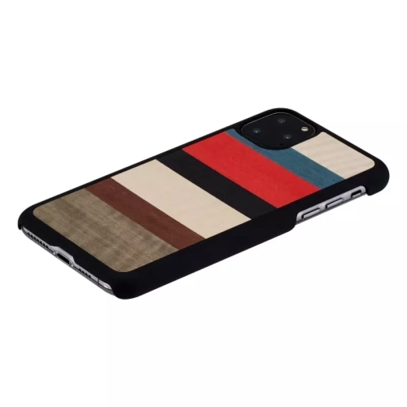 Capa para smartphone man and wood para iPhone 11 Pro Max — capa de proteção Corallina preta