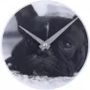 Relógio de parede NeXtime 5173 Little Dog, Ø20 cm, preto