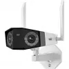 Reolink Duo Series W730 - Câmara Wi-Fi exterior 4K, lente dupla, vista panorâmica de 180°, deteção de pessoas/veículos/animais