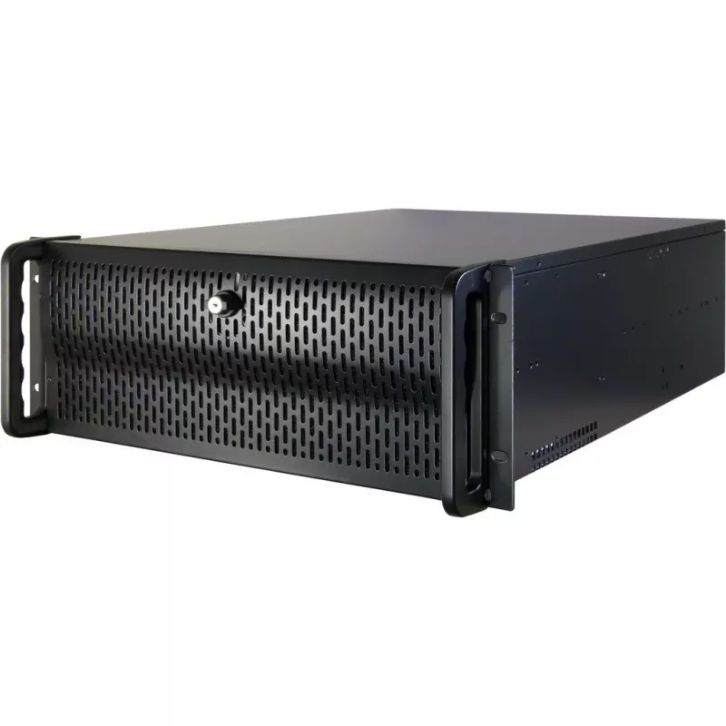 Caixa de servidor Inter-Tech IPC 4U-4129L rack metálico prateado