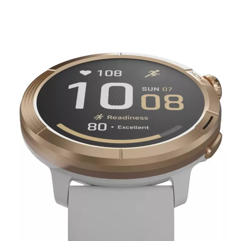 Smartwatch Stelio STSWA102GT Activ Pro GPS 46 mm titânio dourado – GPS, caixa de 46 mm, acabamento em titânio