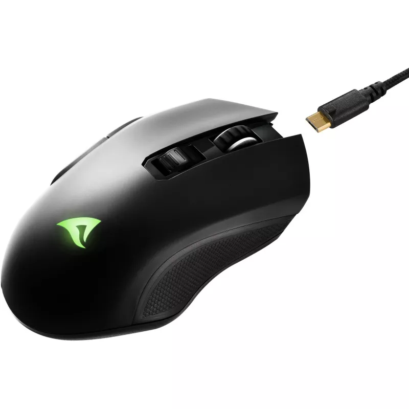 Headset gaming Sharkoon SKILLER SGM30W (preto) – sem fios, circum-aural, microfone integrado