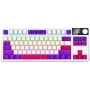LORGAR KBP70TKLW, Teclado de gaming mecânico TKL sem fios Pro, branco, layout EN