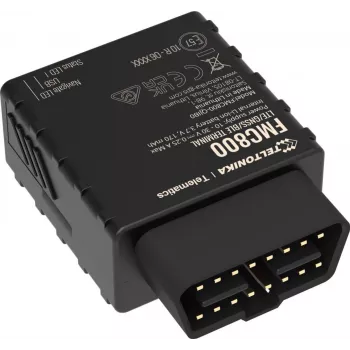 Rastreador GPS para veículos TELTONIKA FMC800 LTE com CAN, entradas digitais e suporte RS232/RS485