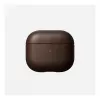 Capa de pele Nomad V3 Rustic Brown para AirPods — proteção em pele para o estojo de carregamento dos AirPods