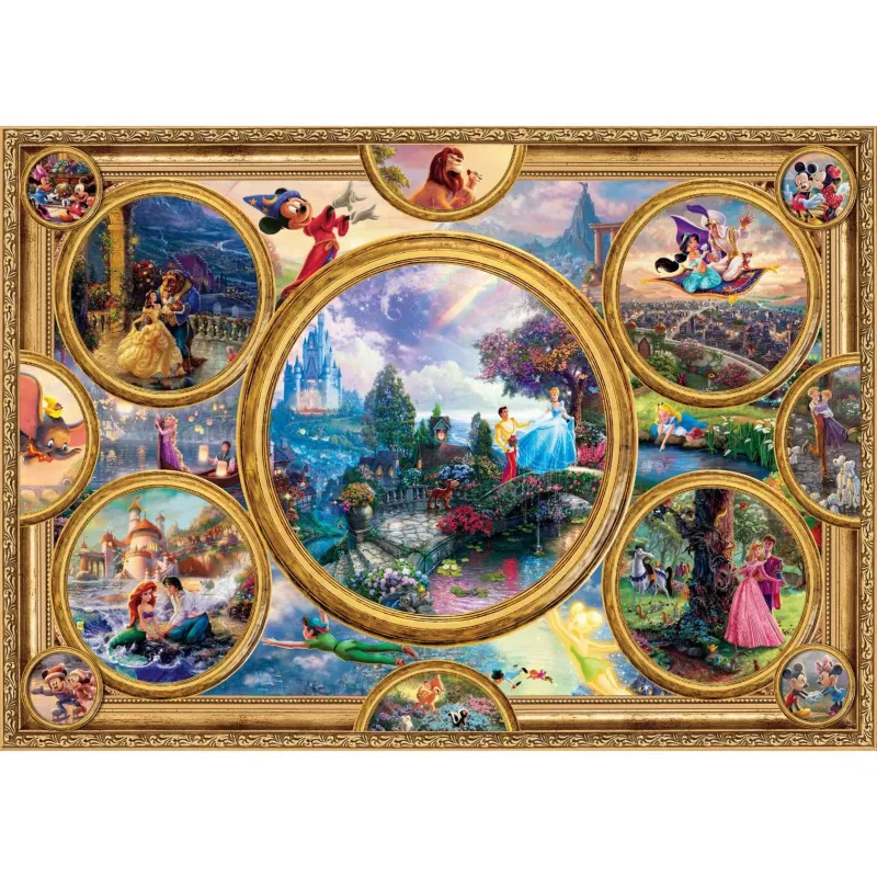 Schmidt Spiele Thomas Kinkade Studios Disney Dreams Collection Puzzle 2000 peças