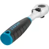 Catraca reversível de dentes finos HiPer 863HP, 1/4 (preto/azul, ângulo de rotação 4°, retenção por esfera)