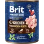 Brit Premium by Nature comida húmida para cães com frango e corações, 800 g