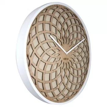 Relógio de parede NeXtime 3149be Sun Large, Ø50 cm, bege