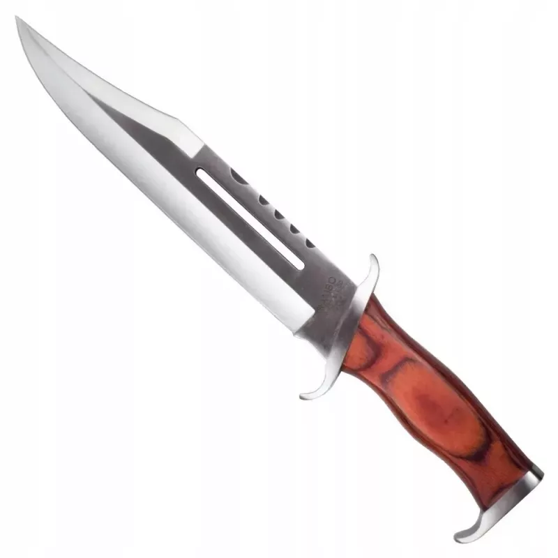 Faca de sobrevivência de lâmina fixa Cinema Classic CC-H3 Rambo III 425 mm, lâmina de aço, punho de Codura, bainha de couro