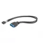 Gembird Cablexpert CC-U3U2-01 cabo header interno de USB 2.0 para USB 3.0 de 19 pinos, 0,3 m