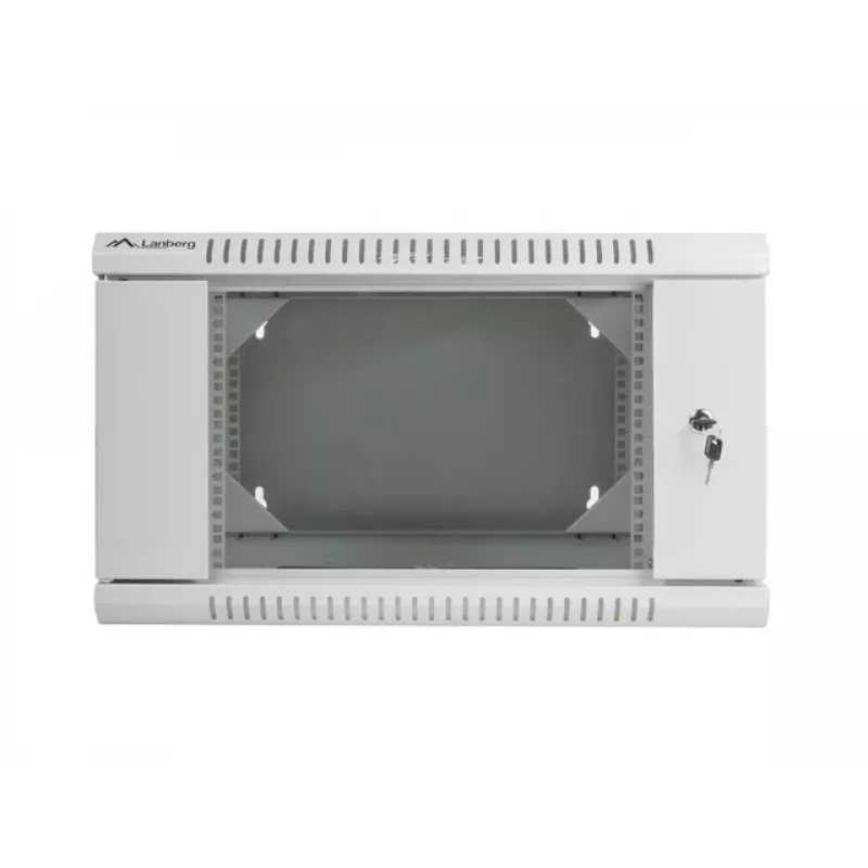 Lanberg WF02-6606-10S armário rack 6U montagem na parede cinzento