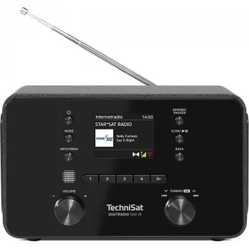 Rádio pessoal TechniSat DigitRadio 550 IR Digital DAB+ FM 100W