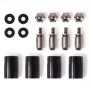 Conjunto de montagem Alphacool 15724 preto aço inoxidável 17 mm de altura