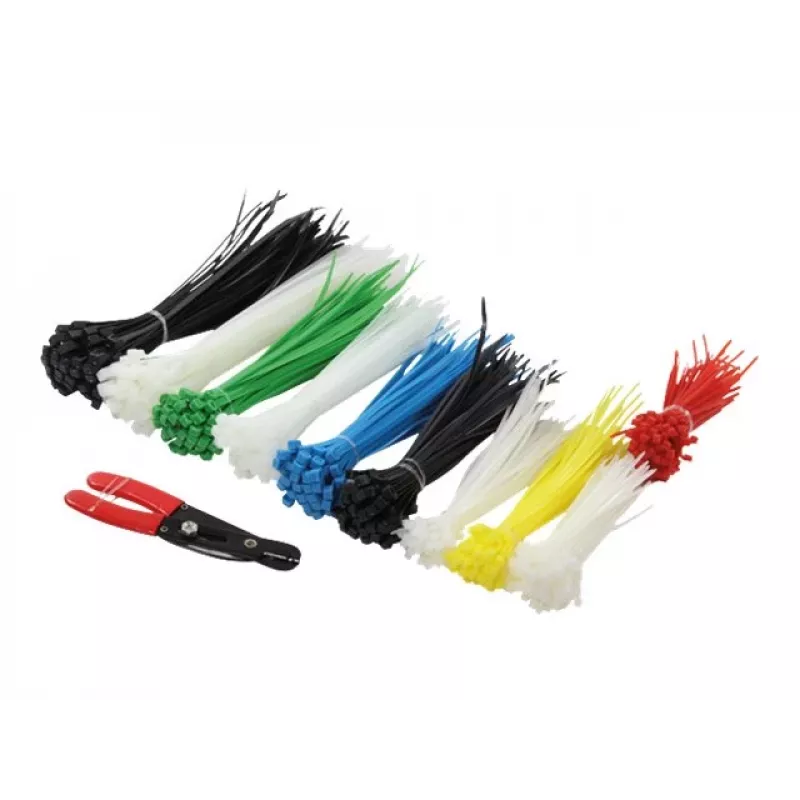 Abraçadeiras LogiLink KAB0019 nylon preto azul verde vermelho branco