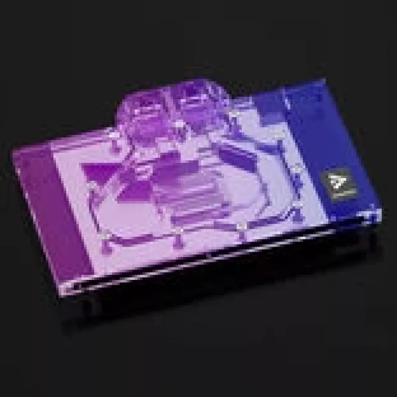 Bloco de água para GPU Barrow MSI Suprim 5090 Preto — refrigeração full-cover para placas gráficas