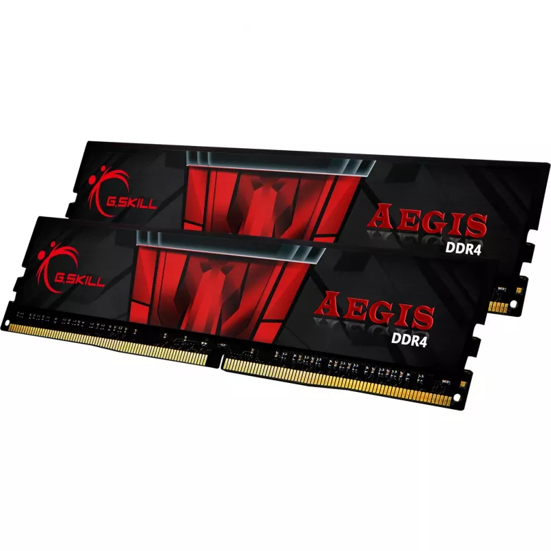 Memória RAM de secretária DIMM G.SKILL DDR4 16GB (2x8GB) 2666MHz PC21300, 288 pinos, CL19, XMP 2.0, sem buffer, dissipador de calor