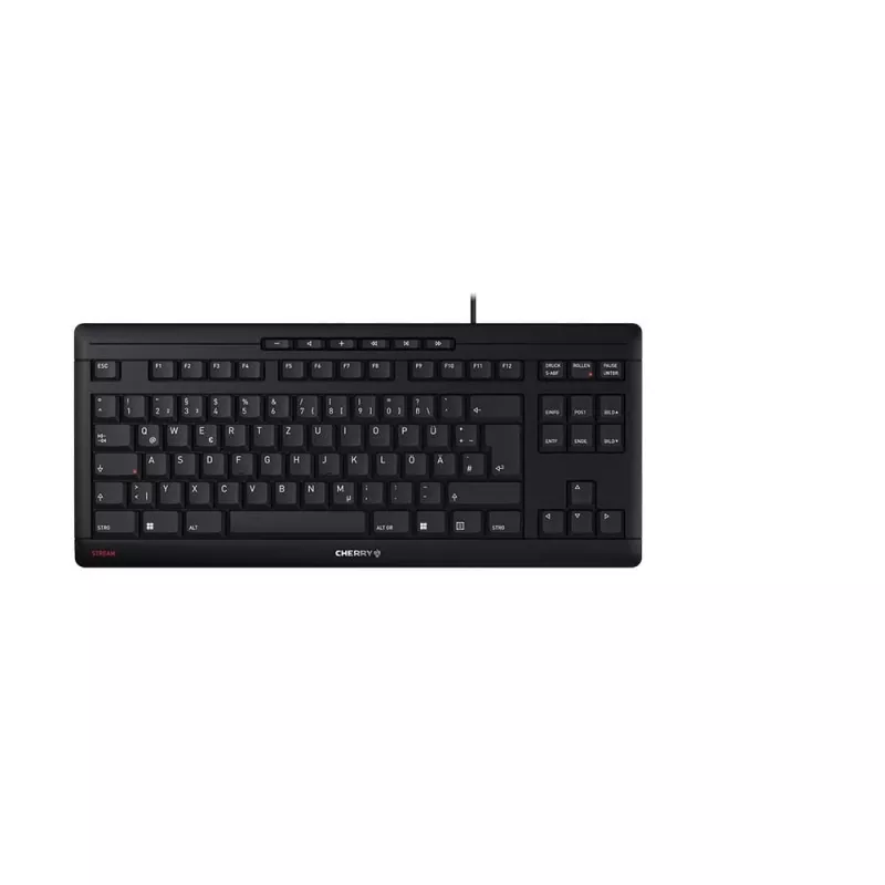 CHERRY STREAM TKL Teclado universal USB QWERTZ alemão preto