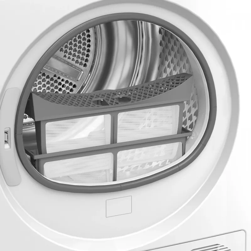 Máquina de secar roupa BEKO BM3T3823WBW modelo slim