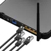 Cabo de rede Extralink Cat5e FTP 5 m, par entrançado de cobre, RJ-45–RJ-45, preto