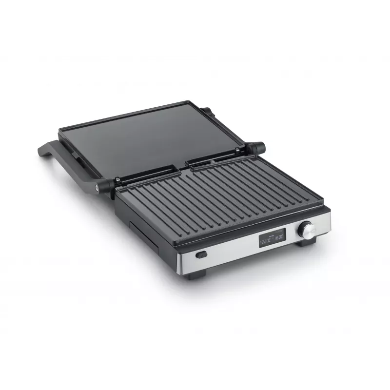 Grelhador de contacto Severin KG 2380 preto prateado 2000W aço inoxidável