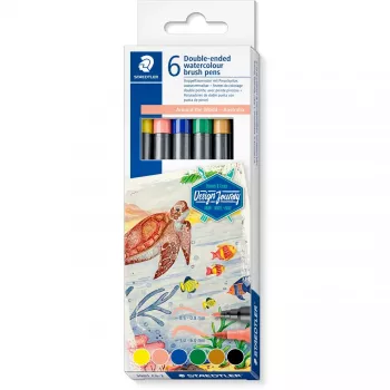 Conjunto de lápis de cor Staedtler Design Journey Around the world Austrália 3001 C6-2 – cores sortidas, lápis de cor de madeira