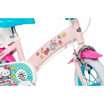 Bicicleta de equilíbrio para criança Toimsa Hello Kitty 30,5 cm modelo 1249 – roda de 30,5 cm, quadro leve
