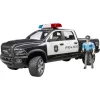 Veículo de brincar Polícia Pickup BRUDER RAM 2500 Police 02505 – modelo à escala, veículo de brincar