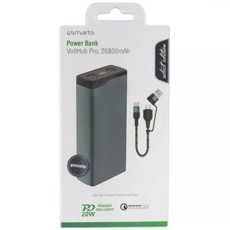 Bateria portátil 4smarts VoltHub Pro 26800 mAh