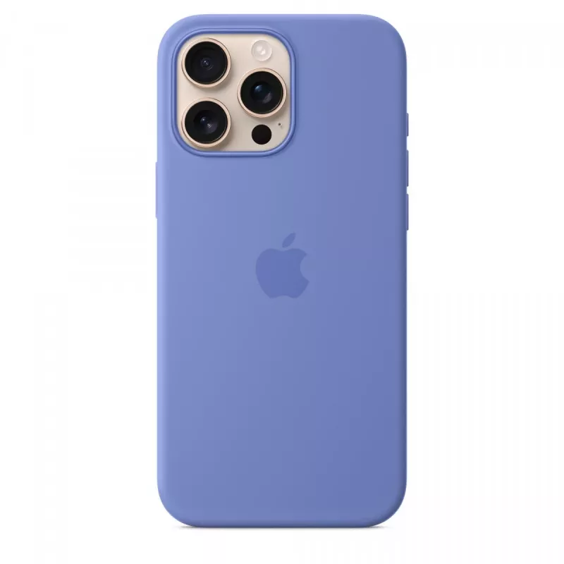 iPhone 16 Pro Max capa de silicone com MagSafe - Periwinkle
