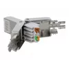 Conector de fio DeLOCK 86476 RJ-45 cinzento