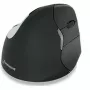 BakkerElkhuizen Evoluent 4 Bluetooth preto, destro, design vertical, laser, Bluetooth, 2600 DPI, preto