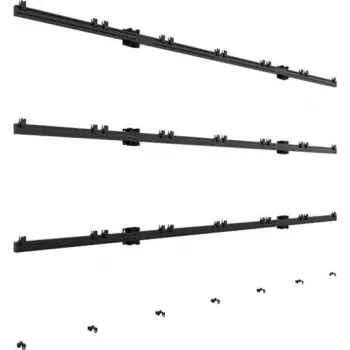 Suporte de parede B-TECH BTXPS27-W6X6/B para videowall dvLED universal 6x6 de 27 polegadas