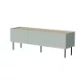 Móvel TV Cama FELLINI 150x40x52 verde-oliva + tampo de carvalho oleado