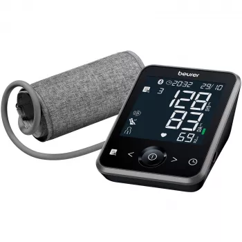 Medidor de tensão arterial Beurer BM64 com conectividade Bluetooth e braçadeira para o braço