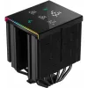 Arrefecedor de CPU DeepCool AK620 Digital PRO — ventoinha de 120 mm, 1750 rpm, 25 dB, 12 V, compatível com LGA1700/AM5, preto