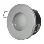 Synergy 21 LED retrofit GU10 / GX5,3 kit de teto encastrável IP65 prateado