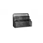 Suporte para correio Forpus, preto, secção 3, metal perfurado 1006-105