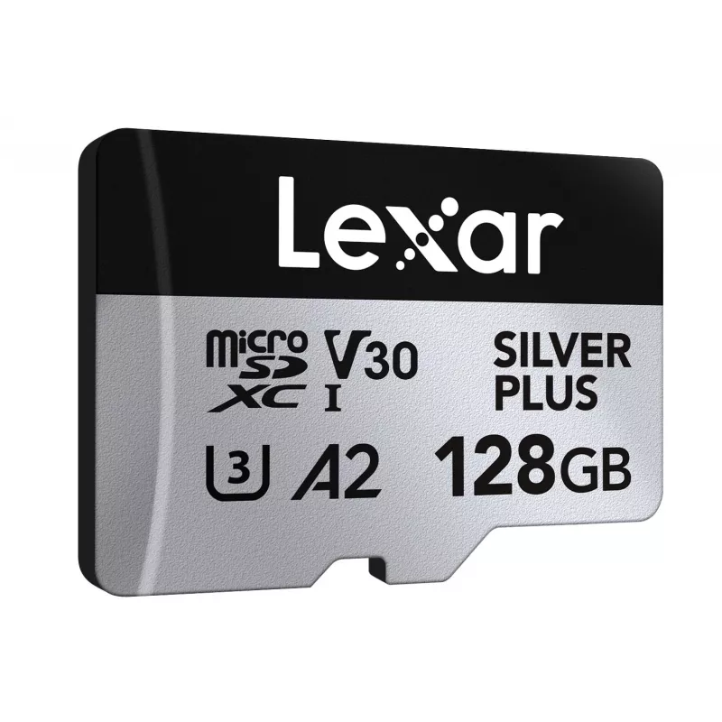 Memória flash Lexar 128 GB UHS-I MicroSDXC Professional SILVER PLUS