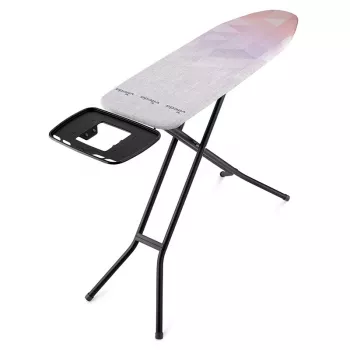 Tábua de passar a ferro de formato completo VILEDA Dimond Plus 173270 — 1200×380 mm, altura ajustável 77–97 cm, capa de algodão, pernas de aço, apoio para o ferro